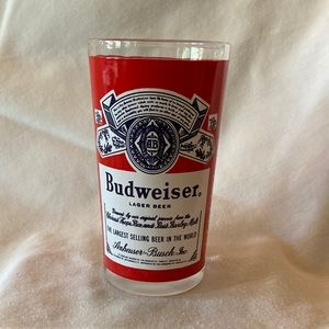 Vintage Budweiser glass